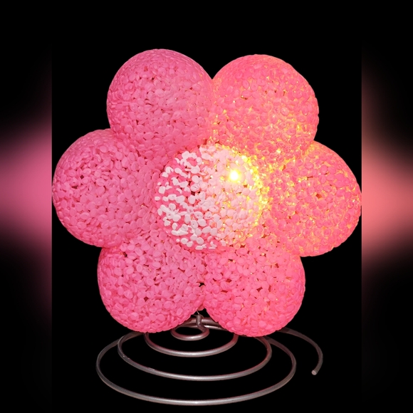 Flower LED Sponge Light  Pink - Picture 1 of 6